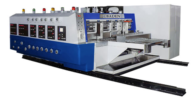 Machine d'impression flexographique et entaillage automatique pour boîte en carton