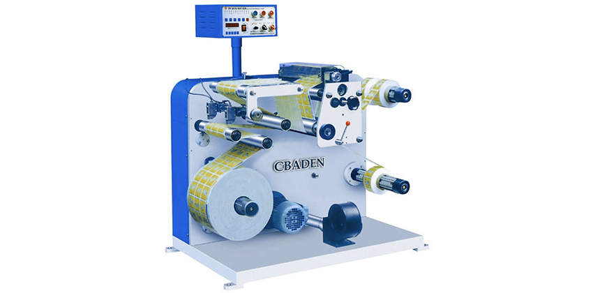 Bobineuse trancheuse pour étiquettes